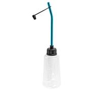 Laroal Fuel Filler Oiler Oil Bottle White 250cc 250ml Plastic Refill Bottle And Aluminum Bottle Straw For Rc Full Scale Model Car