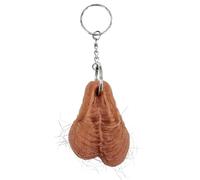 Laroal Funny Hairy Keychain Adorable Car Keyrings - Best Gag Gifts for Christmas Birthdays - Men Women Friends