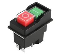 Laroal KJD17 Electromagnetic Switch 5 PIN AC250V 18A Waterproof Push Button Magnetic Safety Safety Switch Magnetic Starter Power Tool