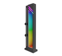 Laroal Mars Gaming MCA-GCB Graphics Card Holder ARGB Infinity Mirror Illumination GPU Holder with ARGB Sync Magnetic Non Slip Base Universal Compatibility Black