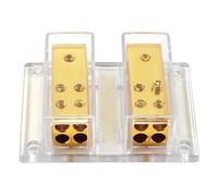 Laroal Power Distribution Block Car Audio Power Fuses Holder Power Distribution Ground Distributor for Car Amplifier Audio Splitter