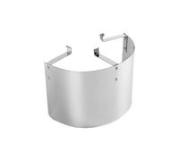 Laroal Protective Air Intake Heat Shield Filter Shield Universal Air Intake Cone Filter Cover Heat Shield Stainless Steel Cover (No Filter Included)