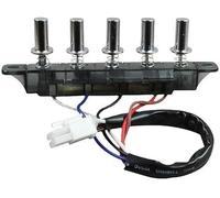 Laroal Push Button Kitchen Hood Switch 5 Button Common Control Panel Range Hood Extractor Fan Replacement Part