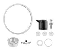 Laroal Replacement Parts Set for Pressure Cooker Steam Release Handle Float Pressure Valve and Anti-Block Shield Silicone Sealing Ring for 5/6L Models