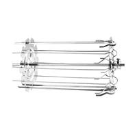 Laroal Rotisserie Kebab Stainless Steel Oven Kebab Kebab Kebab Cage Grill Cage Oven Kebab Maker Kebab Rack Includes 10 Kebabs Fits Most Air Fryer Oven Kebab 20cm