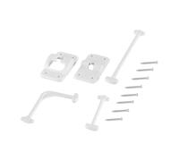 Laroal RV T-Style Door Holder Catch Entry Door Catch Exterior Door Hold Hook & Keeper Entrance Latch for Trailer RV(White)