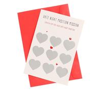 Laroal Scratch Cards Funny Anniversary Birthday Scratch Off Card with Envelope Gift for Valentine's Surprise Full Course Meal