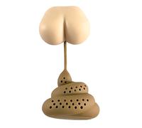 Laroal Silicone Funny Poop Tea Infuser Butt Ch esign Tea Filter Holder Creative Novelty Tea Strainer for Tea Brewing Clips onto Cups Easy to Clean Dishwasher Safe