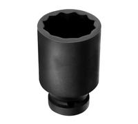 Laroal Socket 1/2" 36mm Impact Socket 12-Point Drive Double Deep Socket Set Metric Axle Nut Socket Deep Rear Hub Axle Nut Socket for Easy Removal of Axle Shaft Nuts