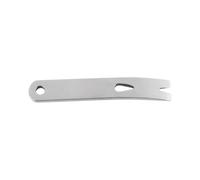 Laroal Stainless Mini Pry Bar Multifunctional Crank Crowbar Tool Pocket Travel Tool Keychain Accessories for Camping Picnic Outing Small Multi Tool for Outdoor Activities