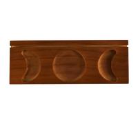 Laroal Tarot Card Holder Stand Display Wooden Tarot Board Altar Stand Postcard Candle Stand with Moon Phases for Divination Wiccan Altar Decor Supplies