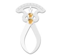 Laroal Thickness Gauge Spring Tool Inside Spring Caliper Outer Caliper Inside Dial Caliper Stainless Steel Inside Calipers Outside Calipers Jewelry Measure Tool