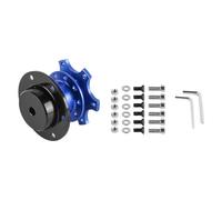 Laroal Universal Steering Wheel Snap Off Quick Release Hub Adapter Kit With 6-hole Steering Wheel Hub