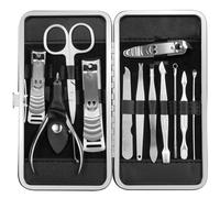 LaRoc 12pc Manicure Pedicure, Face & Nail Care Kit