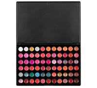 LaRoc ® 66 Colour Lip Gloss Palette Makeup Lipstick Contour Effect Kit Set Long-Lasting Waterproof Durable Non-Fade MUA - Various Matte and Shimmer Shades