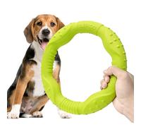 LaRoo Dog Flying Ring Toys, Floating Flying Dog Disc Toys, Summer Pet Training Outdoor Durable Chew Toys for Medium and Large Dogs (Medium Green/22cm)