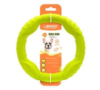 LaRoo Flying Dog Disc Toys,Pet Training Outdoor Durable Chew Toys for Medium and Large dogs (Medium Green/22cm)