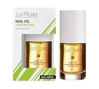 LaRosa, NAIL CURE OIL and CUTICLE CONDITIONER Intensive Hydration and Moisturiser with ALOE VERA EXTRACT, SWEET AVOCADO Oil and VITAMIN E, Almond, 10 ml