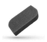 LaRosa PUMICE SPA Pumice Sponge - Black Drop-Shaped Design