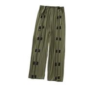 LAROTSUBA Full Open Patients Care Trousers,Unisex Fracture Pants,Bedridden Patient Clothing,Disability Clothes,Suit for Fracture,Disable,Elderly(Man,Military Green,XXL)