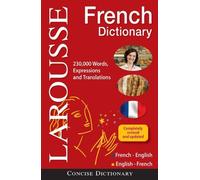 Larousse Concise French-English/English-French Dictionary (English and French Edition) by Larousse (2011-08-09)