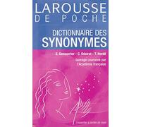 Larousse De Poche - Dictionnaire Des Synonymes