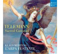 L'ARPA FESTANTE/KLAUS MERTENS - SACRED CANTATAS CD NEW TELEMANN,GEORG PHILIPP