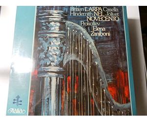 L'Arpa nel Novecento - BRITTEN, Benjamin: Suite per arpa, op.83 - HINDEMITH, Paul: Sonata per arpa - JOLIVET, André: Preludio per arpa - CASELLA, Alfredo: Sonata per arpa, op.68 --PROKOFIEV, Sergei: Preludio per arpa in Do, op.12/7 -- Elena Zaniboni (arpa) -- Fonit Cetra, Italia () ---FONIT CETRA - Italia-CET ITL 70055-Vinyl LP-BRITTEN Benjamin (Inghilterra); HINDEMITH Paul (Germania); CASELLA Alfredo (Italia); PROKOFIEV Sergei (Russia); JOLIVET Andre' (Francia)-ZANIBONI Elena (arpa)