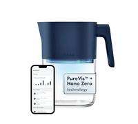 LARQ PureVis 1.9L 3-in-1 Water Pitcher | UV Self-Cleaning | Water Filter Removes Chlorine, PFAS, Lead & More | Smart App Tracking | Plant-Based Filter | 2-Year Warranty | Monaco Blue