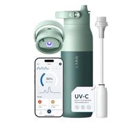 LARQ PureVis 2 680ml - Smart Self-Cleaning Water Bottle | App Hydration Tracking | Insulated Stainless Steel | Reusable & Travel Friendly | 2-Year Warranty, Eucalyptus Green