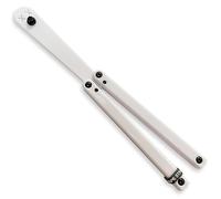 Larqety Foldable Plastic Tool, Sturdy and Lightweight, Excellent Balance, Practice Tool for Beginners (White)