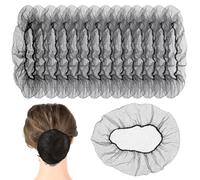 Larrel Nylon Hair Net, 50PCS Black Wig Nets Sturdy Women Hair Nets Invisible Elastic Edge Thicker Mesh for Women Bun Sleeping Kitchen Food Service Ballet Dancer