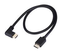 LARRITS 0.6m High Speed 4K 60HZ HDMI 2.0 Cable With Ethernet Ultra HD With 90 Degree Right Angle Support 4K 2160P 1080P HDR 3D For Blueray DVD Player HDTV PS4 Xbox 360 Xbox One Projectors Laptop
