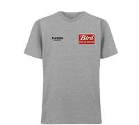 Larry Bird Logo Men's T-Shirt - Gray / 3XL