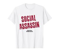Larry David Social Assassin Quote Comedy PAPL14531 T-Shirt