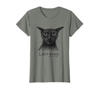 Larry Le Malicieux - Design Sketch Style T-Shirt, Women, Olive Heather, Medium