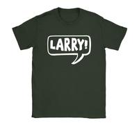 Larry Mens T-Shirt Impractical Jokers Funny Gift Present Comedy Military Green