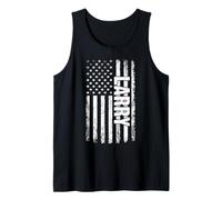 Larry Personal Name American Flag Retro Men Women Funny Tank Top