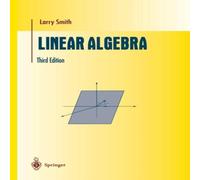 Larry Smith Linear Algebra Paperback Book Larry Smith Multicolor