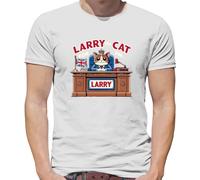 Larry The Cat for Prime Minister - Mens T-Shirt - White - XXL