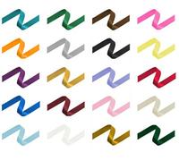 LarryRoo 25/50 Metres Double Sided Satin Ribbon Rolls 3mm 6mm 10mm 15mm 25mm 38mm 50mm (Silver, 50 Metres X 3mm)