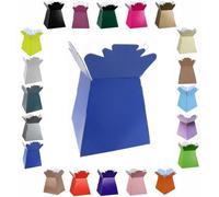 LarryRoo Glossy Vibrant Bouquet, Flower Box/vase - Transportation Display, Presentation Boxes (30, Royal Blue)