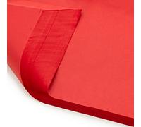 LarryRoo Pack Of 10 X Vibrant Tissue Paper 500mm X 750mm For Gift Bags, Wrapping, Flowers, Wedding, Arts Crafts - Quality Acid Free (Red)