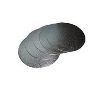 LARRYROO Pack of 5 Cut Edge Round Cake Boards Support Cards (4 Inches)