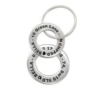 LarryRoo Personalised Engraved Pet Disc Dog Id Tag Steel Washer Tags With Free Engraving (20mm & 30mm Set)