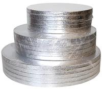 LARRYROO Quality Strong Round Cake Drum Board 12mm Thick - Any Size, Any Amount (10, 14 Inches)
