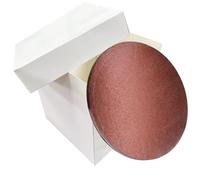 LARRYROO Tall White Extra Deep Cake Box + Lid & Round Colour Cake Drum Board Combo Pack for High Celebration, Wedding, Birthday Cakes (Brown, 12 Inch)