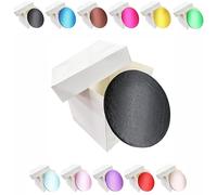 LARRYROO Tall White Extra Deep Cake Box + Lid & Round Colour Cake Drum Board Combo Pack for High Celebration, Wedding, Birthday Cakes (Black, 10 Inch)