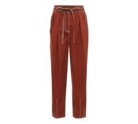 Lars Military Canvas Trousers Dark red XS