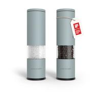 LARS NYSØM Salt and Pepper Grinder Set Manual, Stainless Steel Salt and Pepper Mills with Adjustable Ceramic Grinder I Design Spice Shakers (Sky Blue)